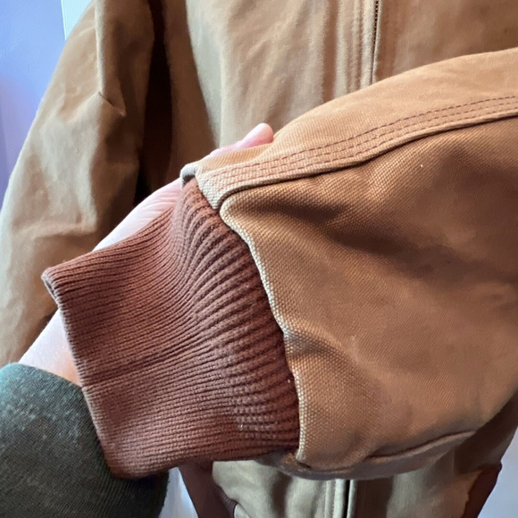 CarHartt Jacket 3XL Brown Hooded Work Coat J131-BRN Men's GUC Outdoor - Picture 8 of 15